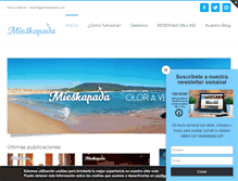 Tablet Screenshot of mieskapada.com